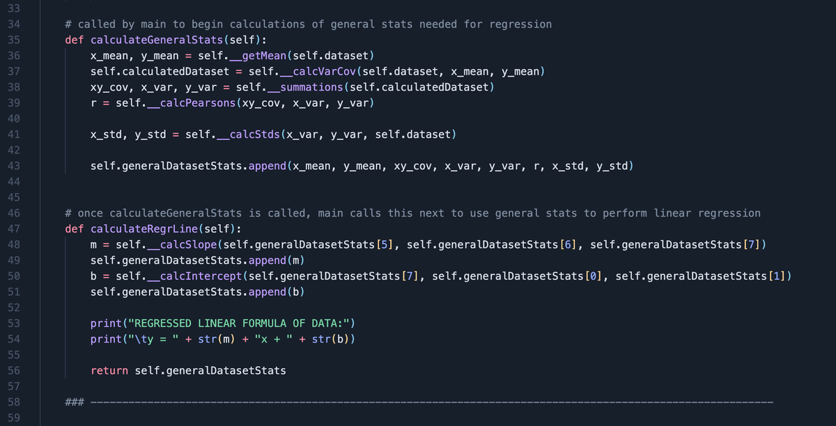 Beginnings of Linear Regression