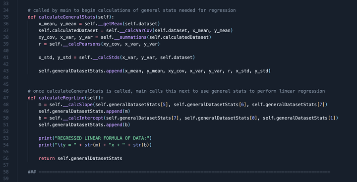 Beginnings of Linear Regression